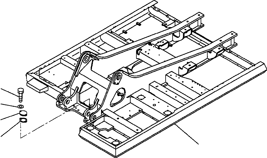 Рама 207-46-A1141 KOMATSU