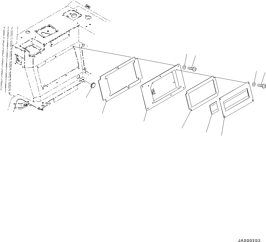 Крышка 11Y-06-33451 KOMATSU