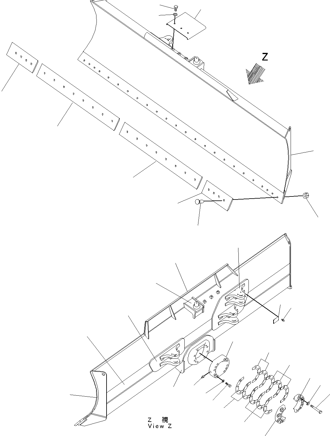 Blade Assembly 11Y-72-32101 KOMATSU