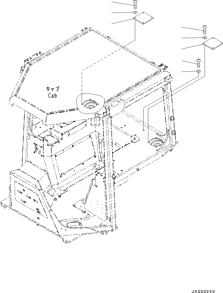 Пластина 11Y-Z78-2580 KOMATSU