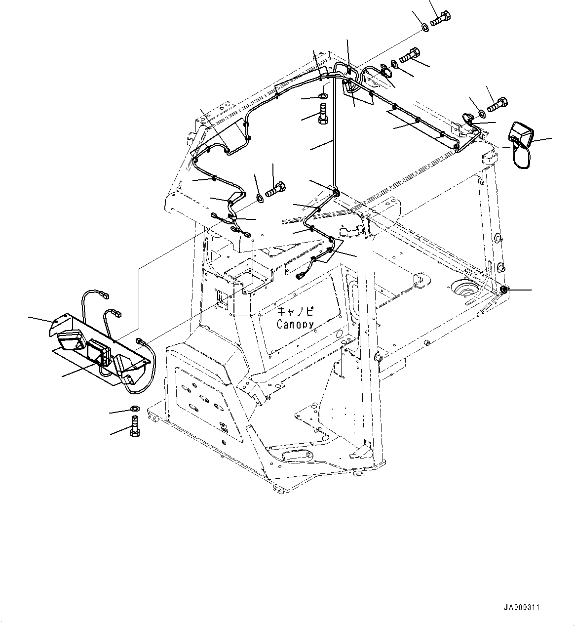 Жгут проводов 11Y-06-32114 KOMATSU