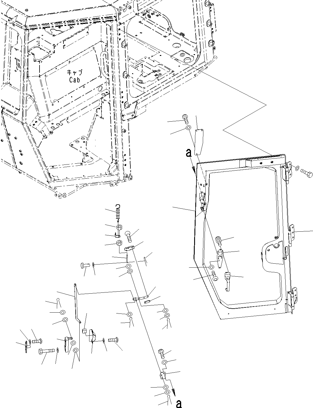 Петля сварная 12Y-978-3B53 KOMATSU