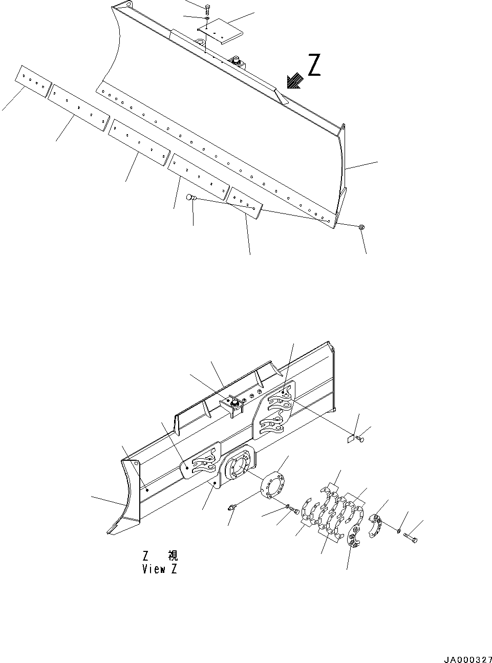 Blade Assembly 11Y-72-32301 KOMATSU