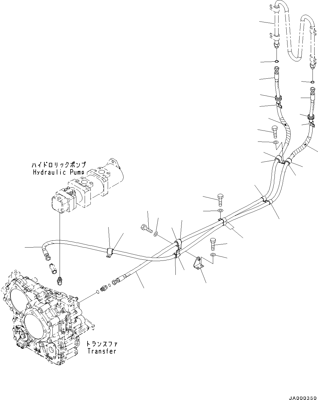 Шланг 417-14-45140 KOMATSU