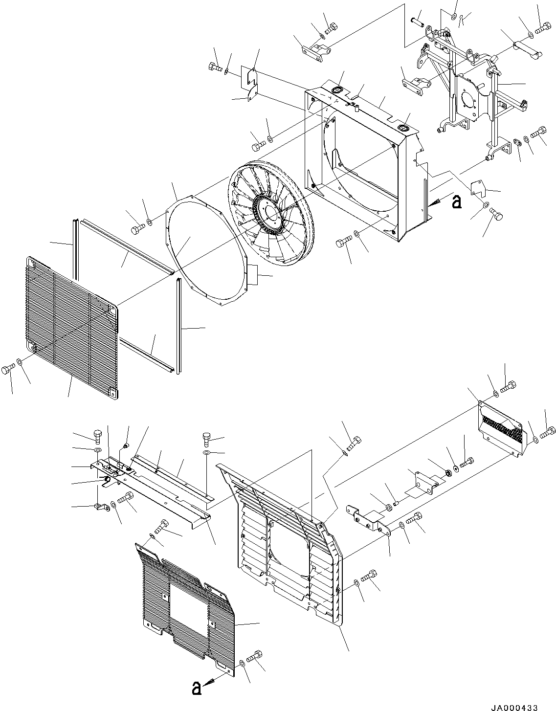 Net, Fan 11Y-03-31334 KOMATSU
