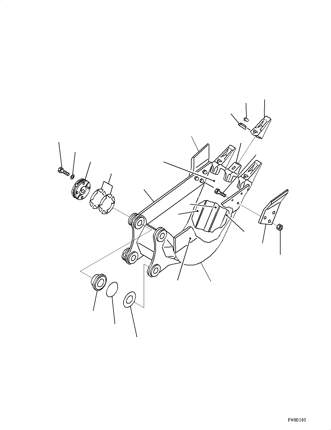 Lip, Welded 21W-926-2A70 KOMATSU