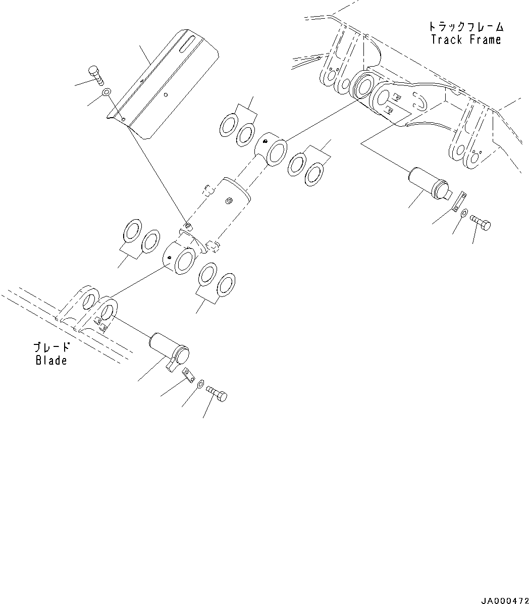 Палец 22P-71-11220 KOMATSU