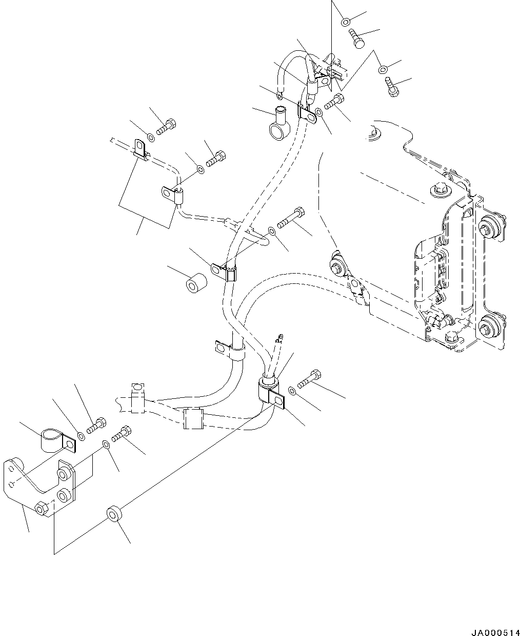 Кронштейн 22P-06-11221 KOMATSU