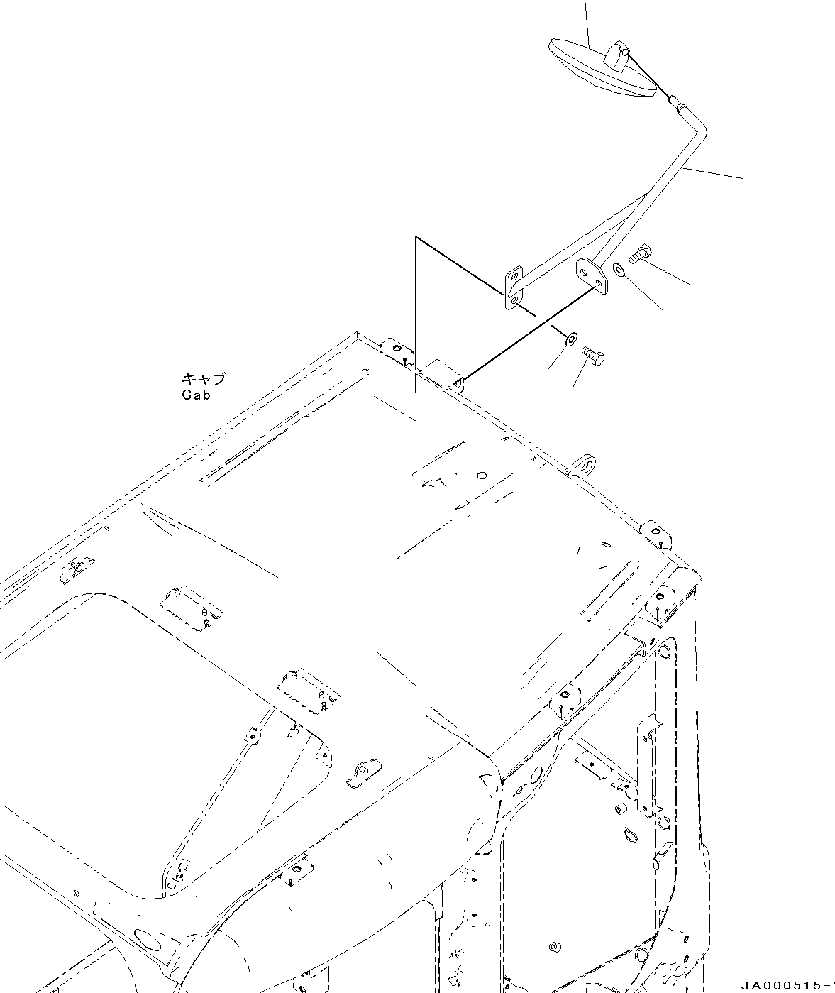 Кронштейн 22P-54-11122 KOMATSU
