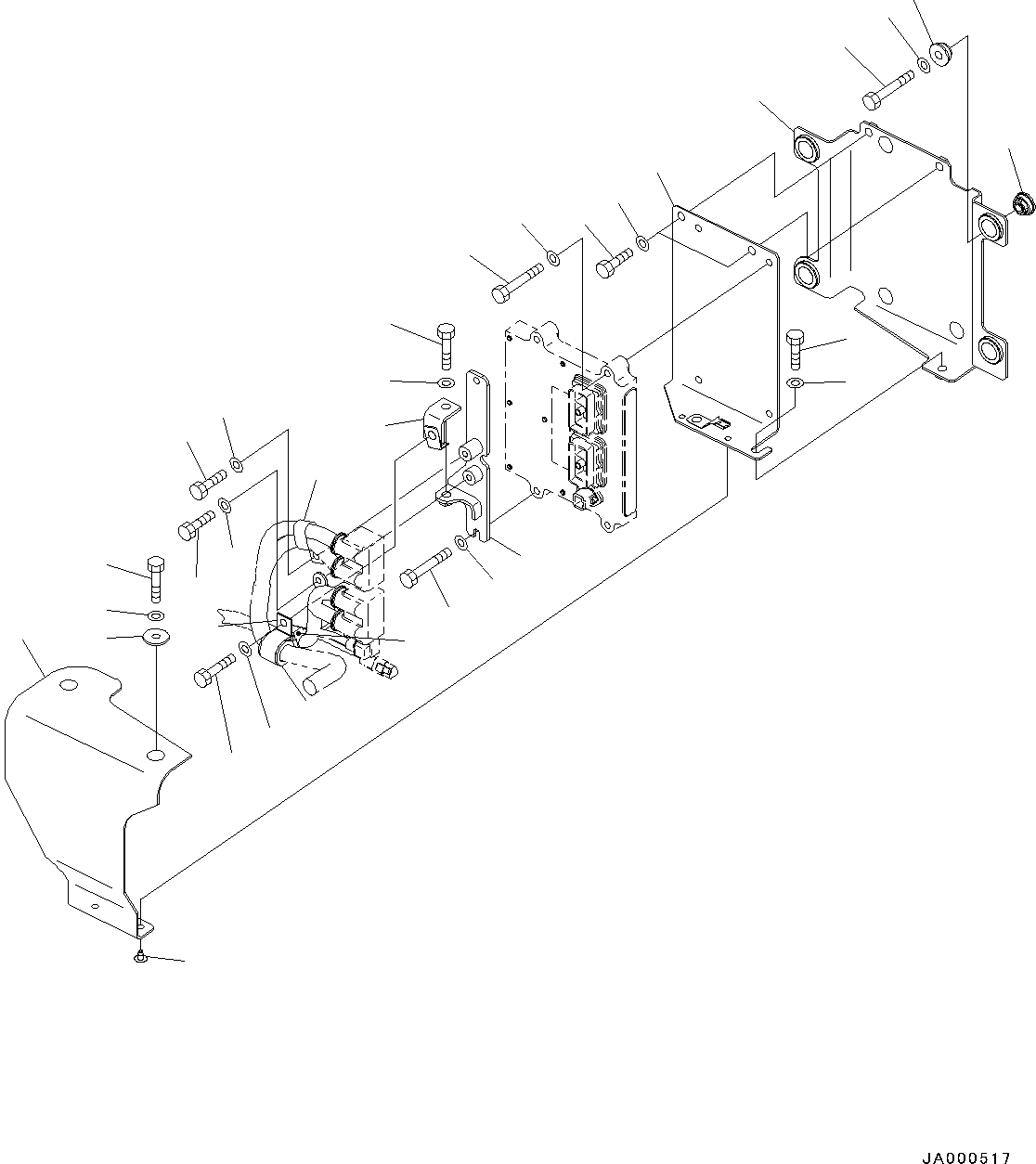 Кронштейн 22P-06-11151 KOMATSU