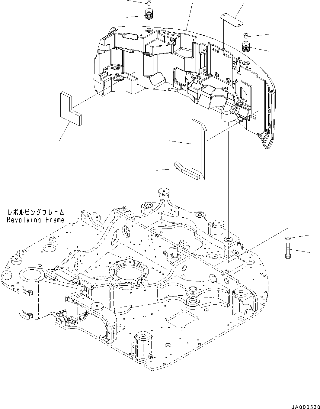 Пластина 22P-46-11430 KOMATSU