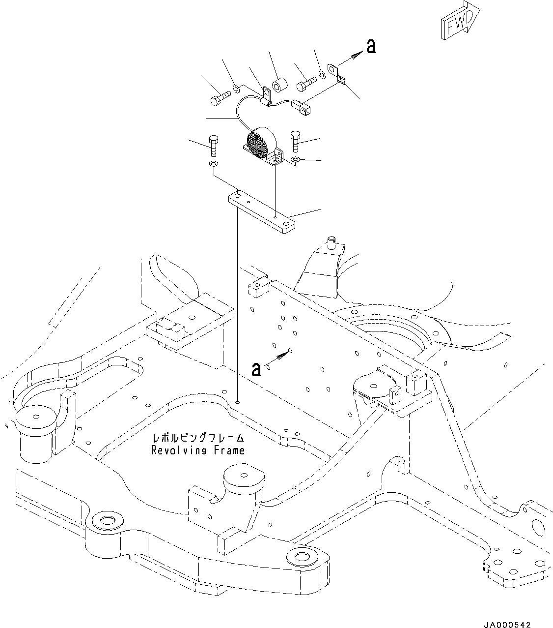Пластина 22P-06-11640 KOMATSU