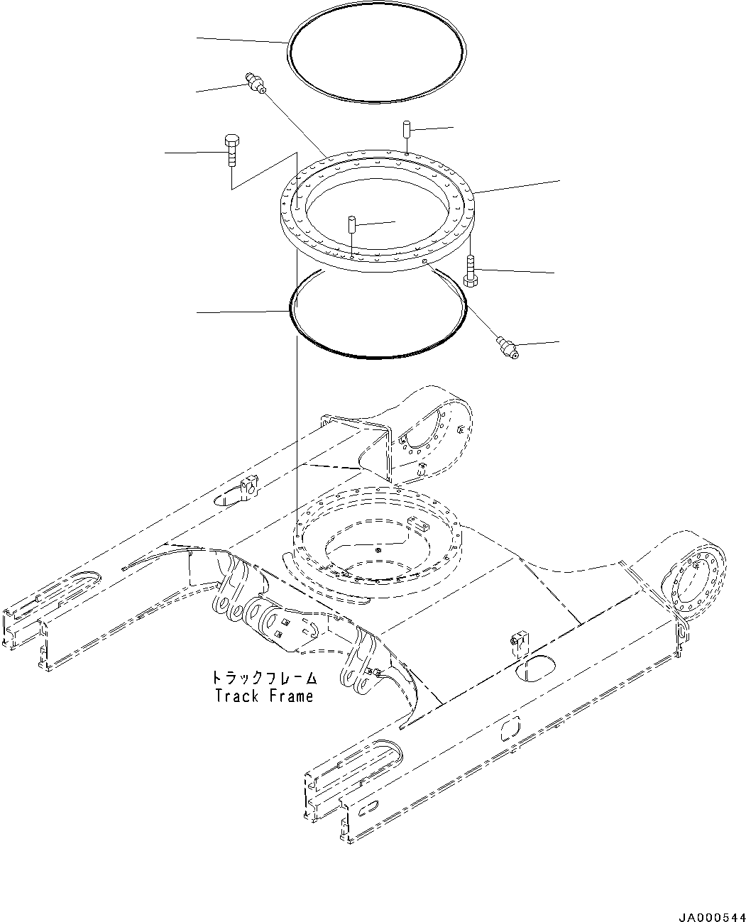 Circle 22P-25-11100 KOMATSU