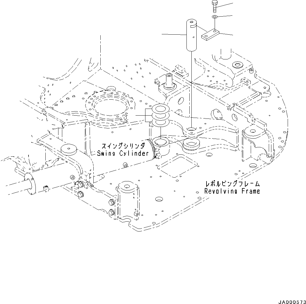 Болт 01018-21645 KOMATSU