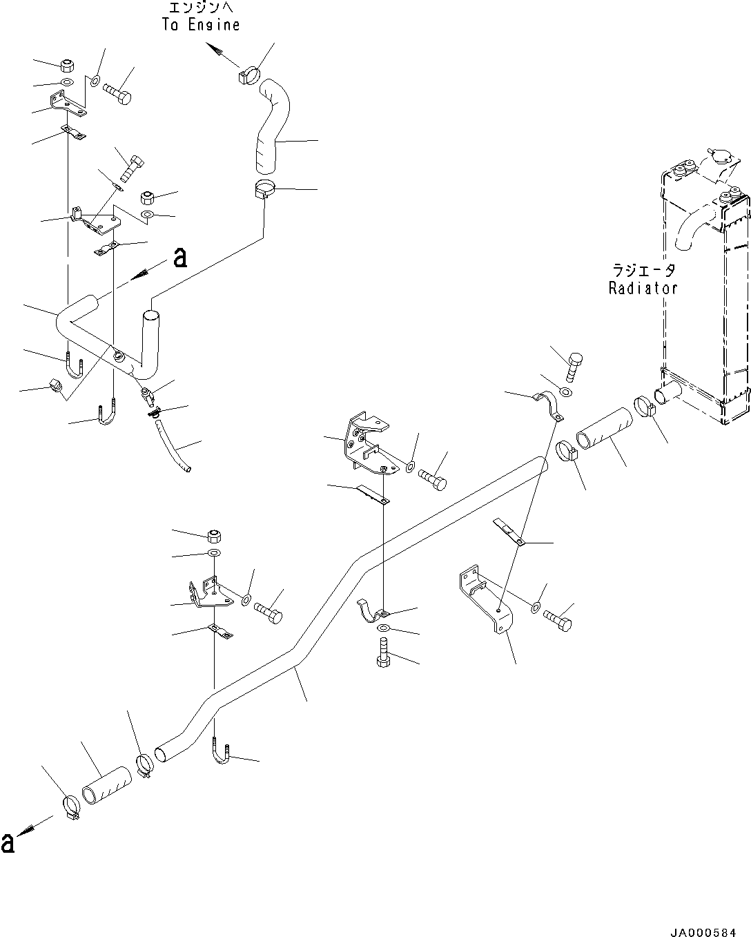 Шланг 07286-01420 KOMATSU