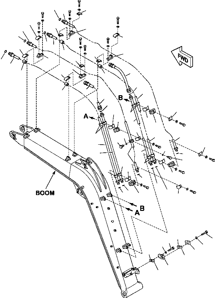 Шланг с торцевым уплотнением 02756-00407 KOMATSU