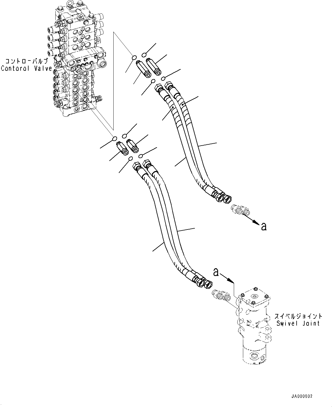 Шланг 22P-62-12441 KOMATSU