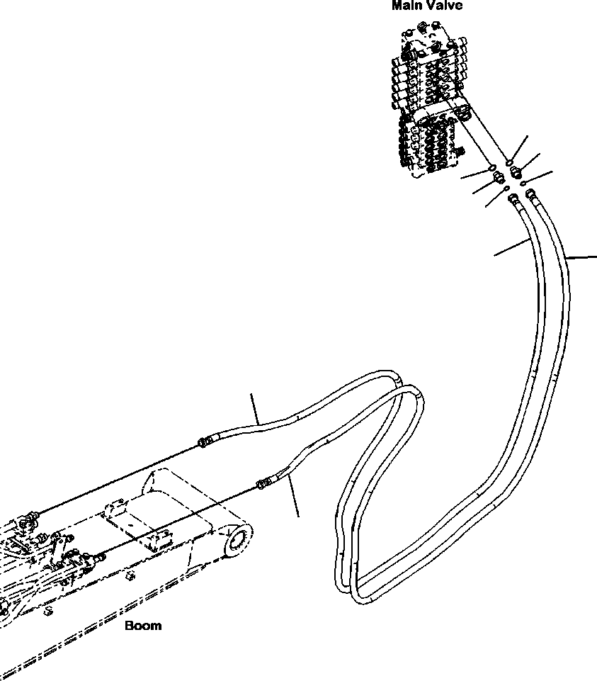 Шланг 22P-62-12871 KOMATSU