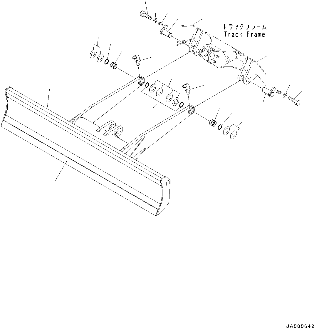 BLADE, ASSEMBLY 22P-71-00041 KOMATSU