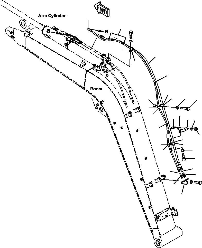 Соединительный штуцер 22P-62-13240 KOMATSU