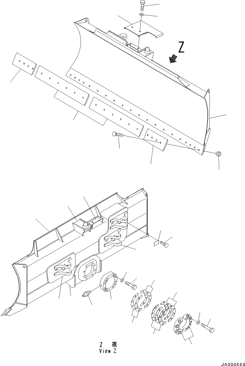 Bracket, R.H.,Welded 11Y-72-38141 KOMATSU