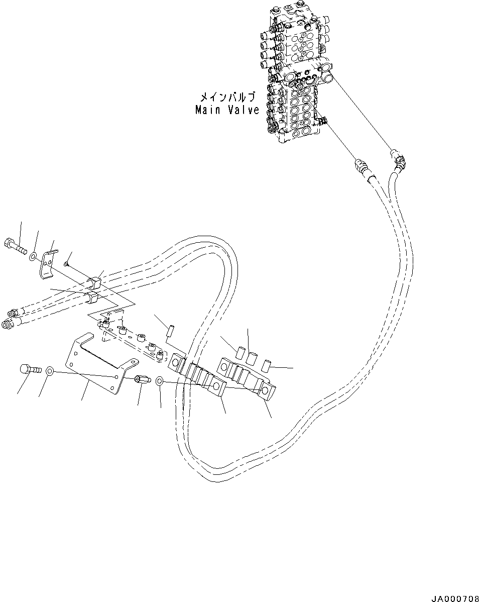 Пробка 22P-70-12150 KOMATSU
