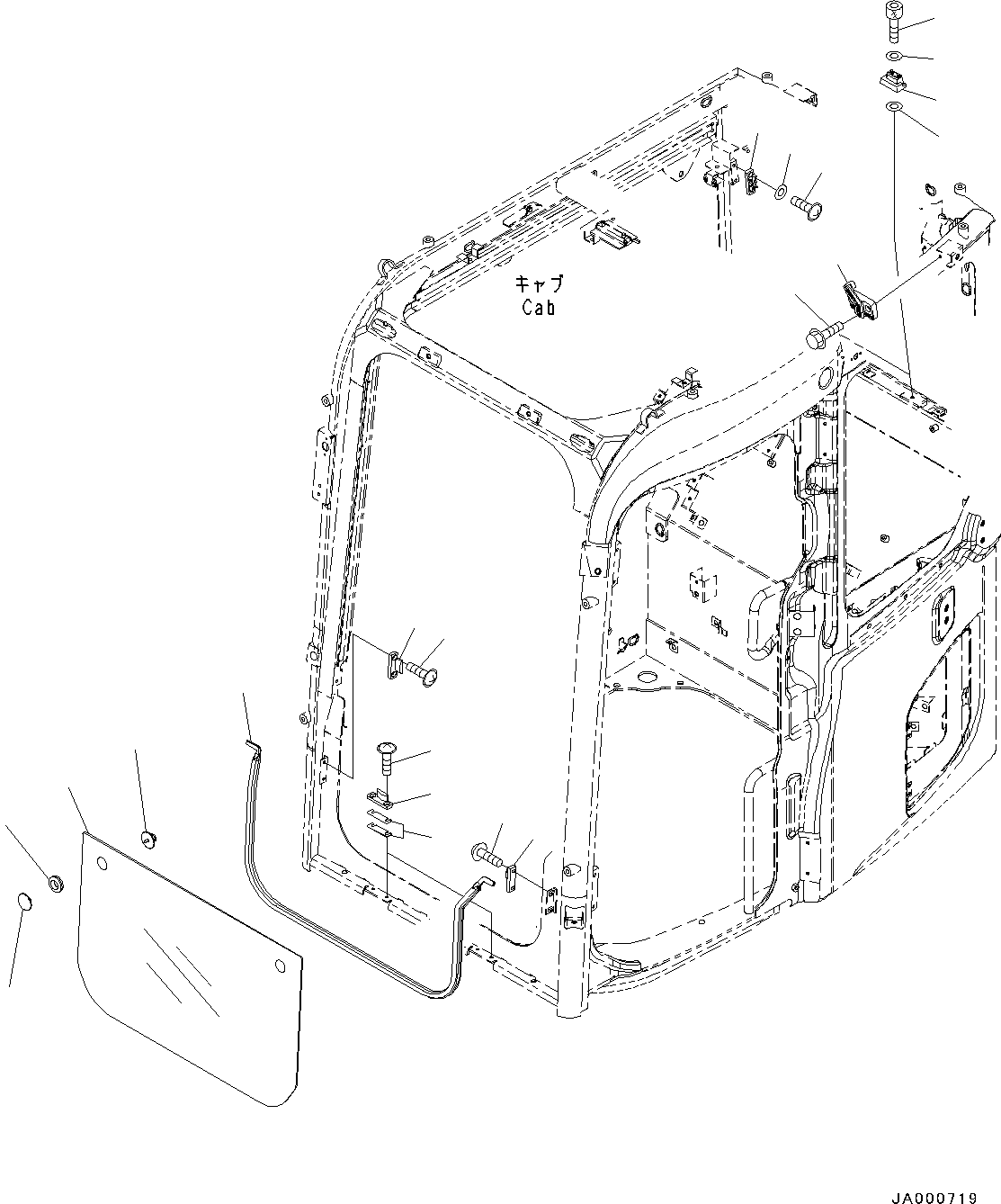 Фиксатор 22P-53-28530 KOMATSU