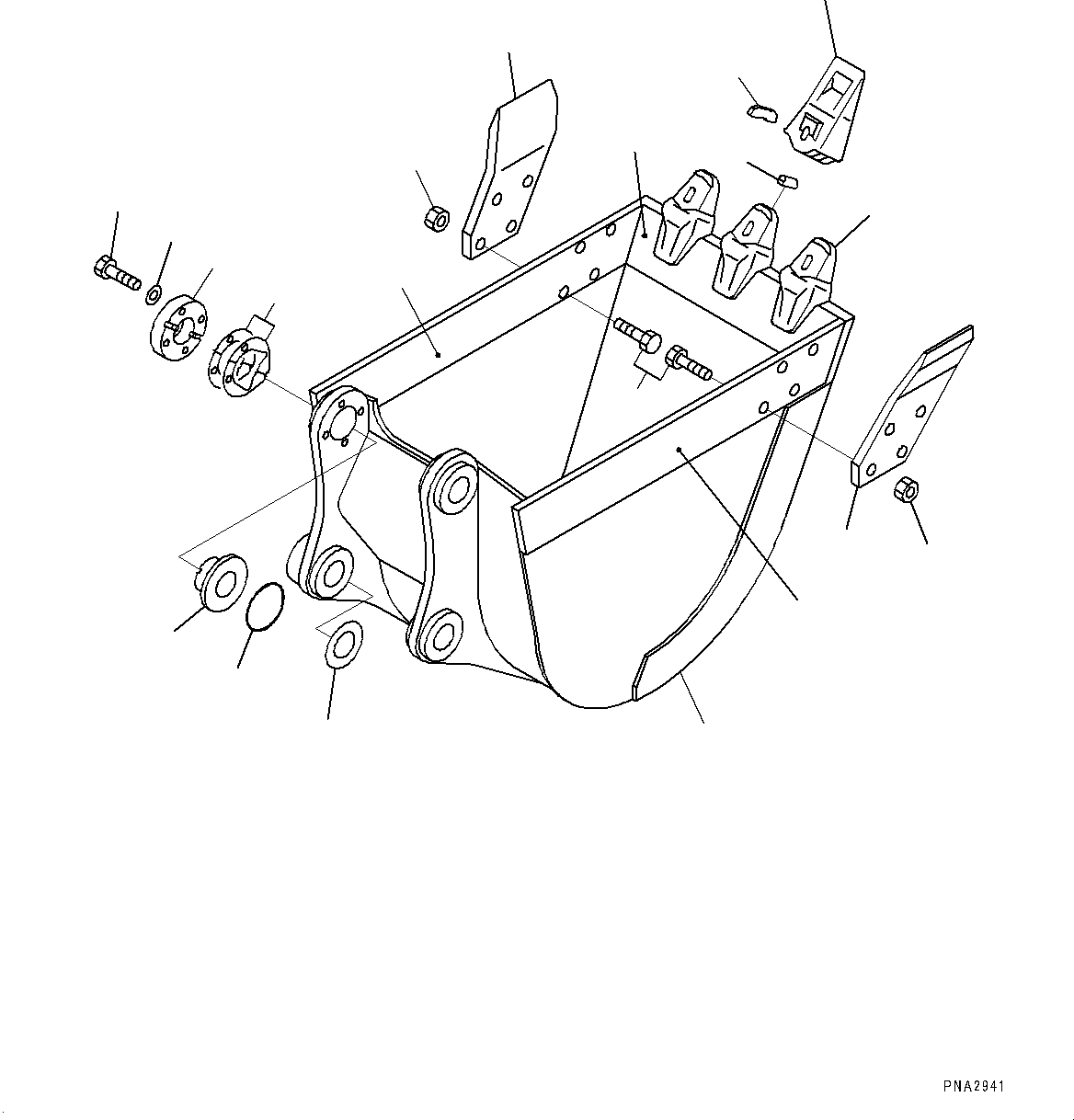 Bucket Assembly 203-926-0231 KOMATSU