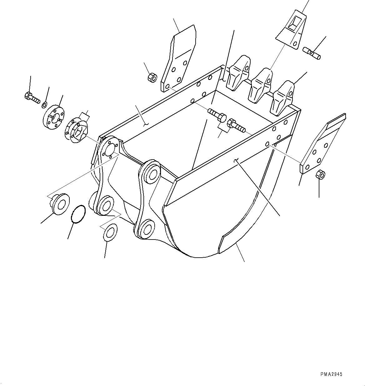 Bucket Assembly 203-926-0272 KOMATSU