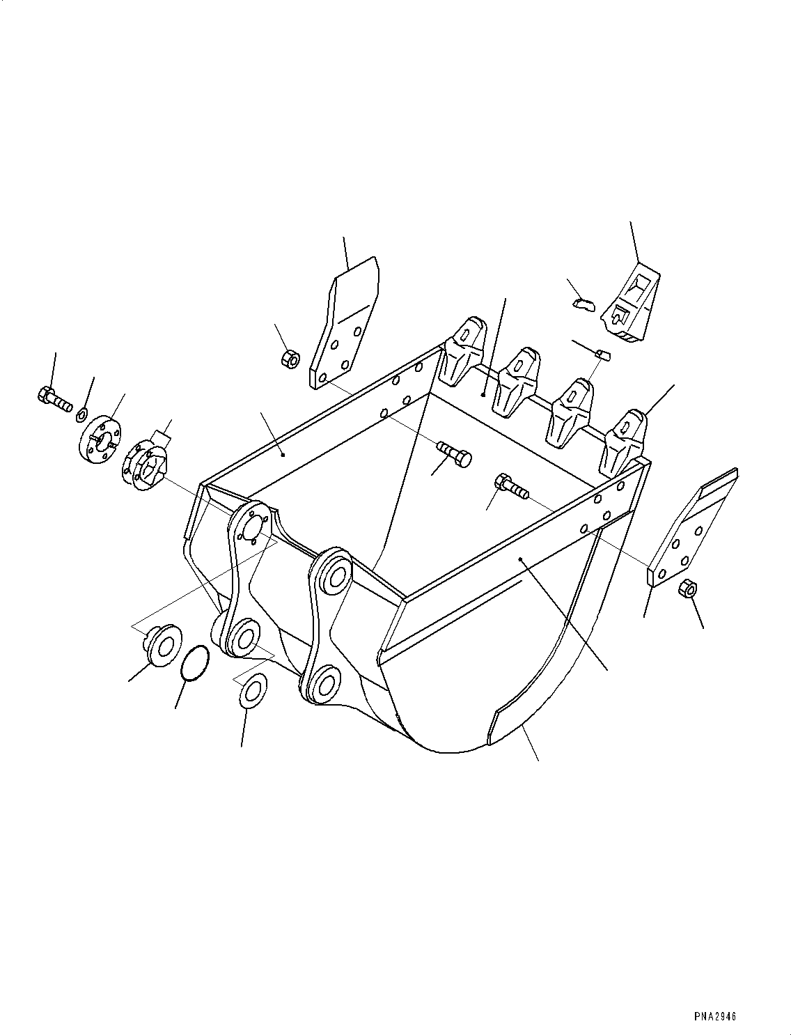 Bucket Assembly 203-926-0283 KOMATSU