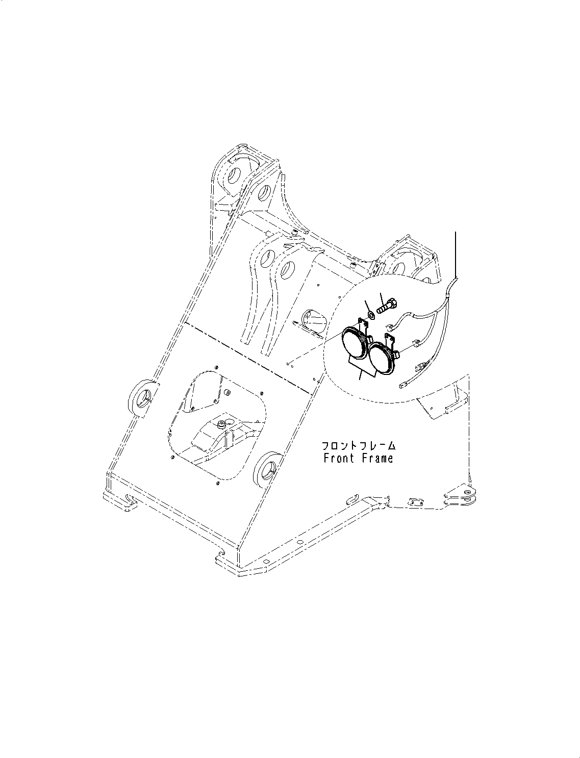 Wiring Harness(Front Electric Wiring Harness,For EU Arrangement) (418-U77-4872) KOMATSU