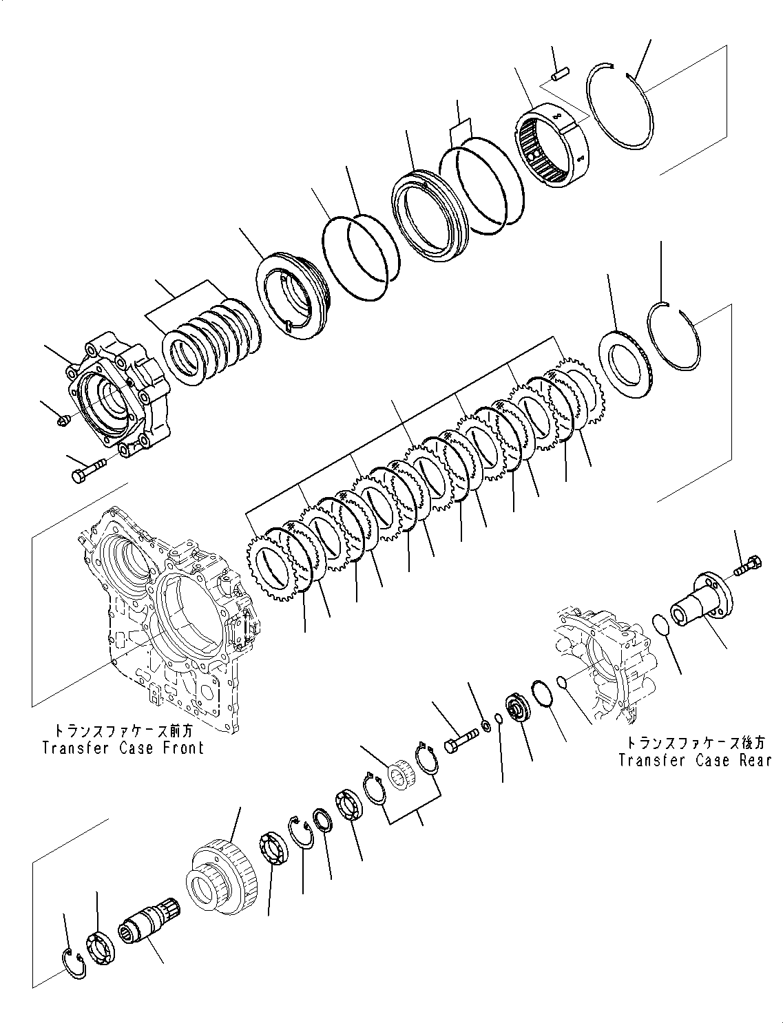 Gear(Transfer,Shaft Bearing and Gear) (418-17-32211) KOMATSU
