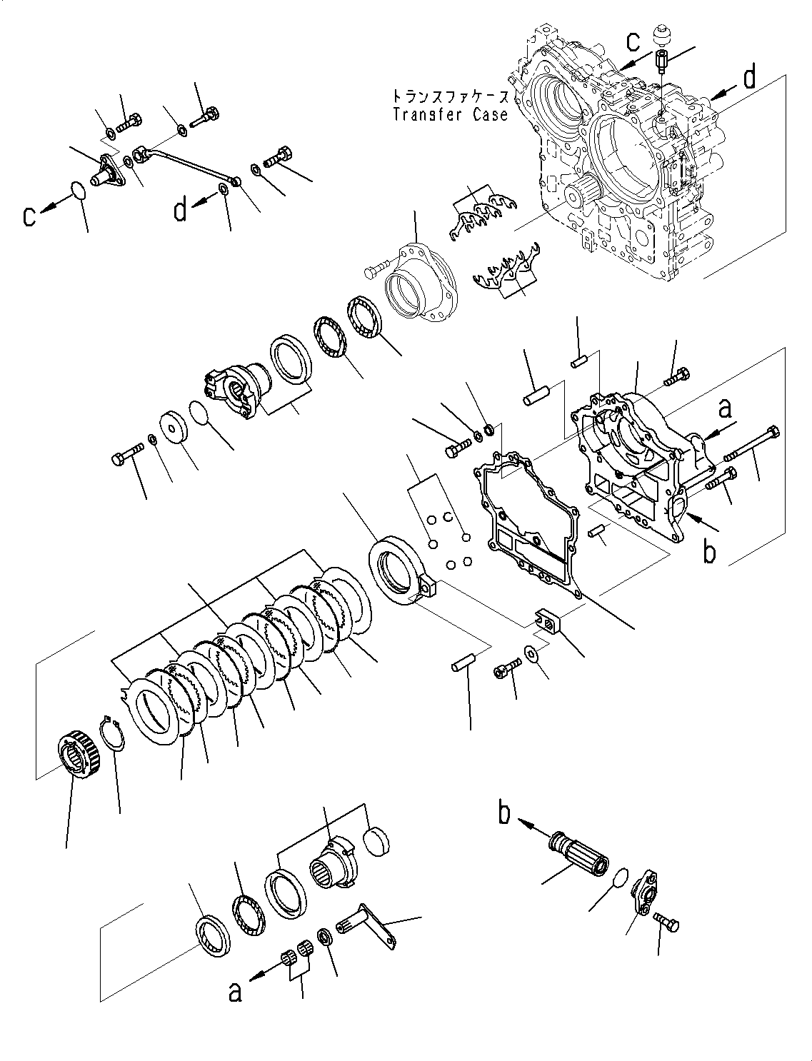 Cage(Transfer,Output Shaft) (418-17-31132) KOMATSU
