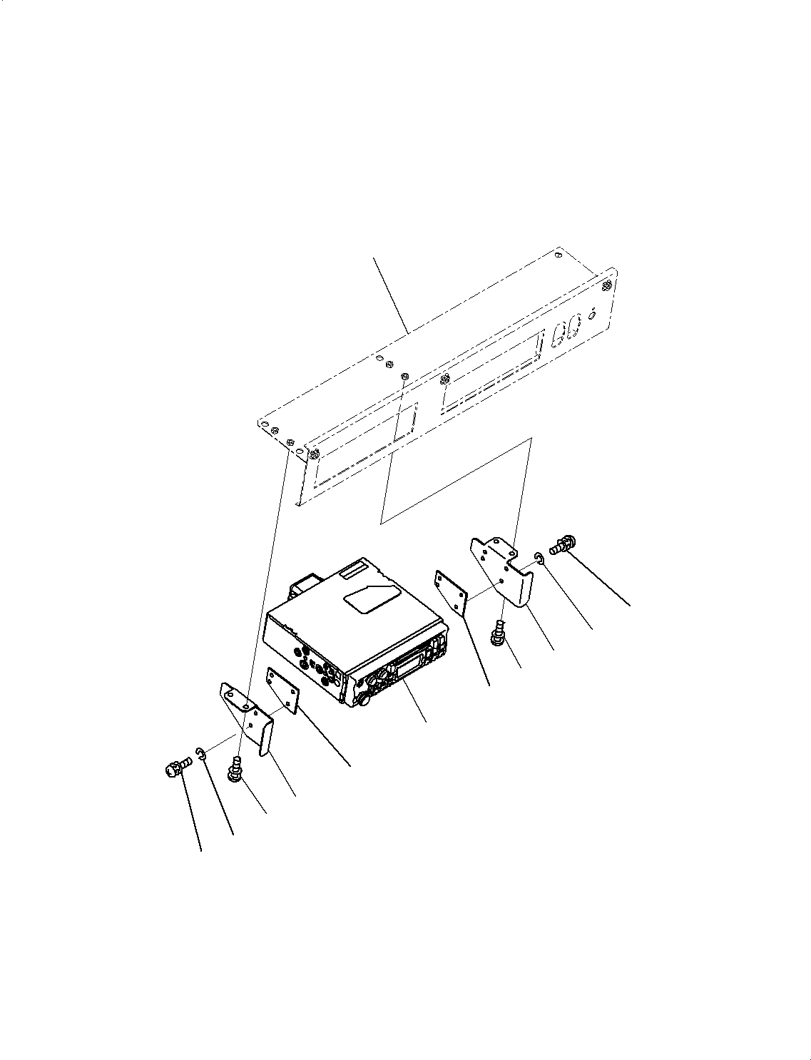 Bracket(ROPS Cab and Floor Frame Group,Body) (418-926-4461) KOMATSU