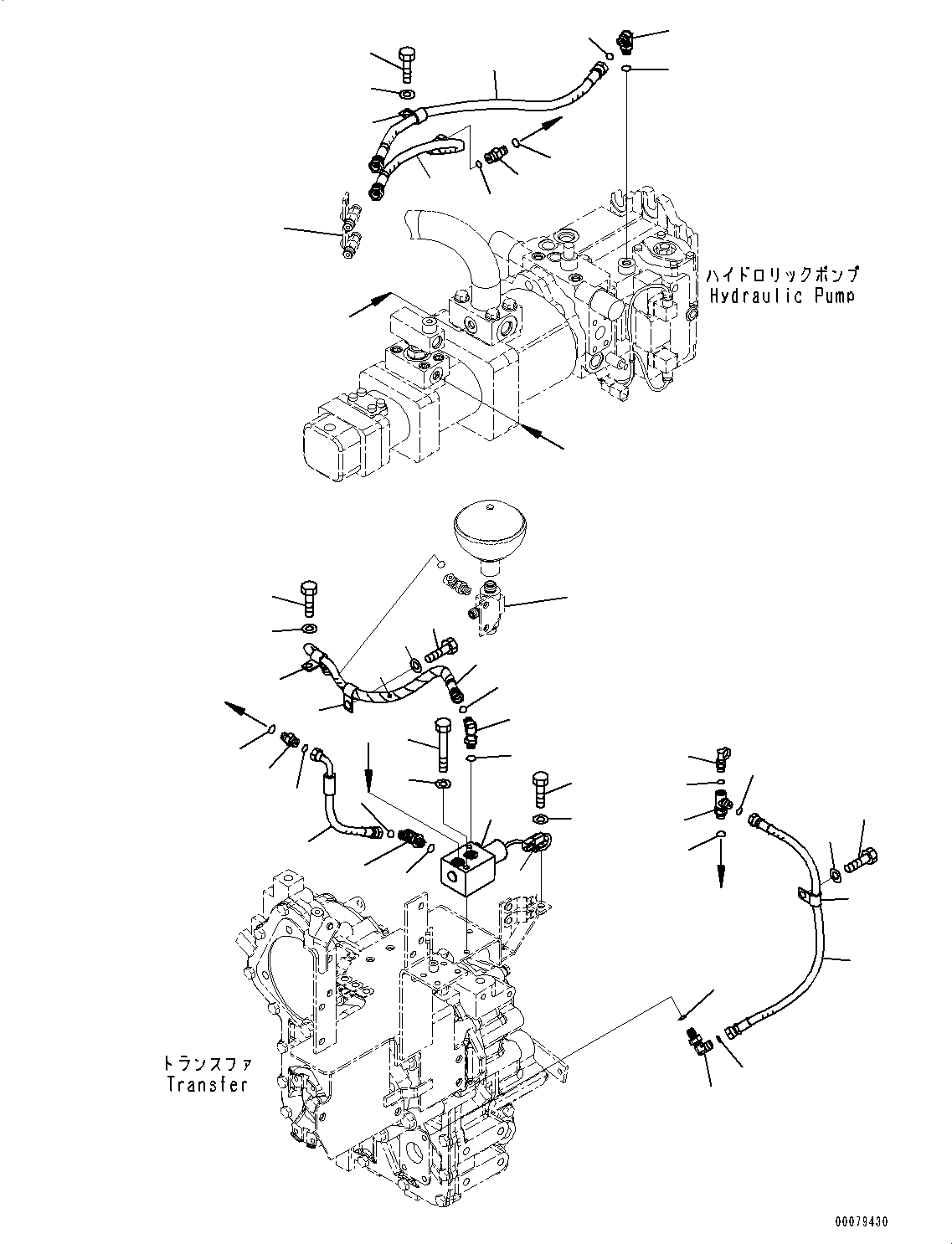Соединение (416-43-37420) KOMATSU