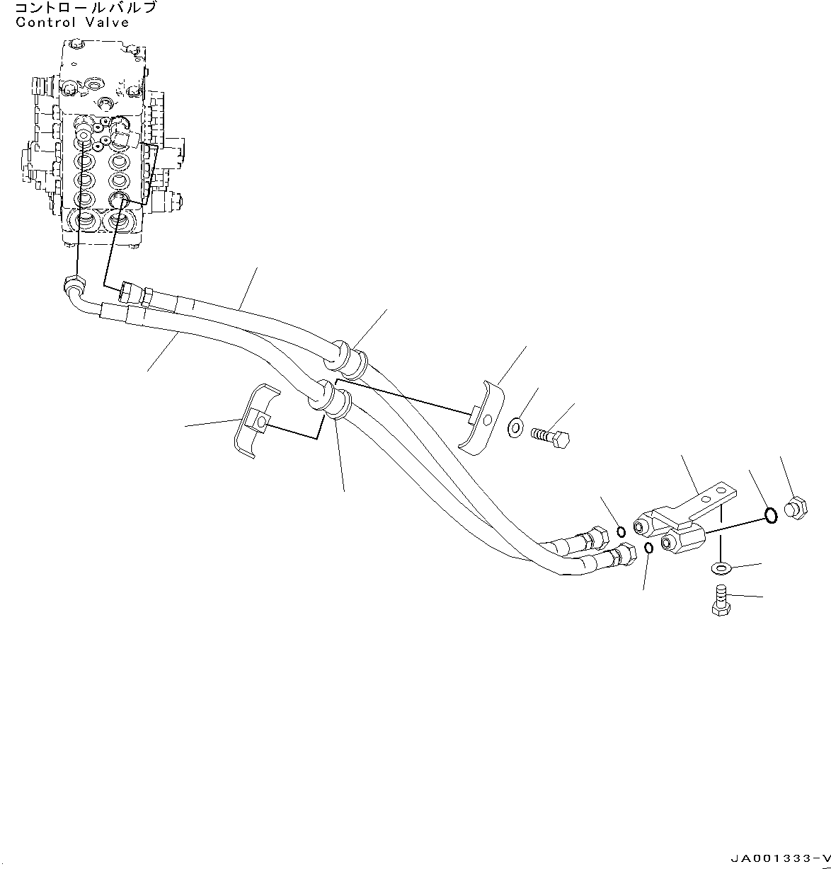 Hose Assembly, Blue 11Y-78-31822 KOMATSU