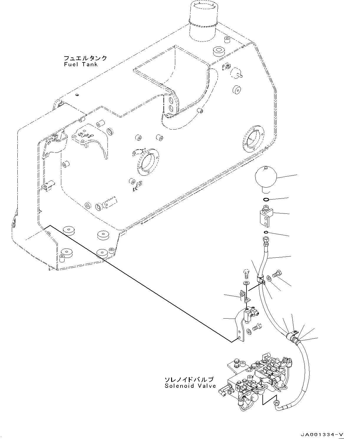 Bracket(Ripper Control Lever,Lever and Piping) (11Y-78-31533) KOMATSU
