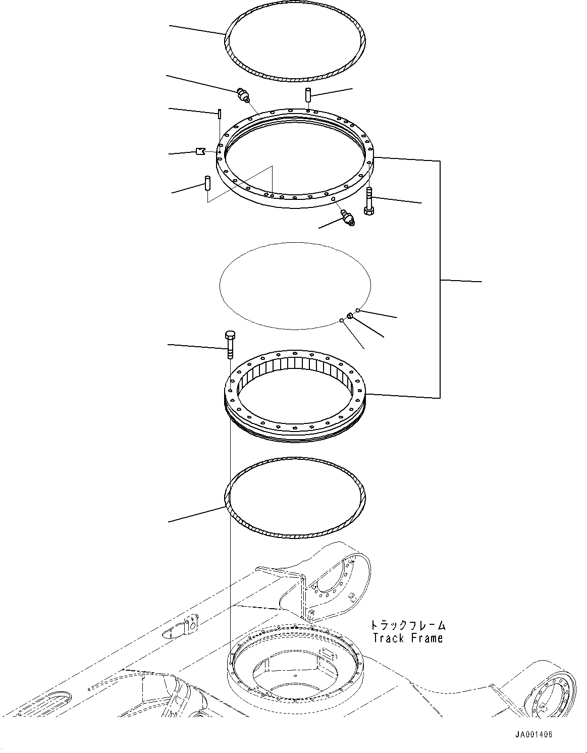 CIRCLE 21W-25-42100 KOMATSU
