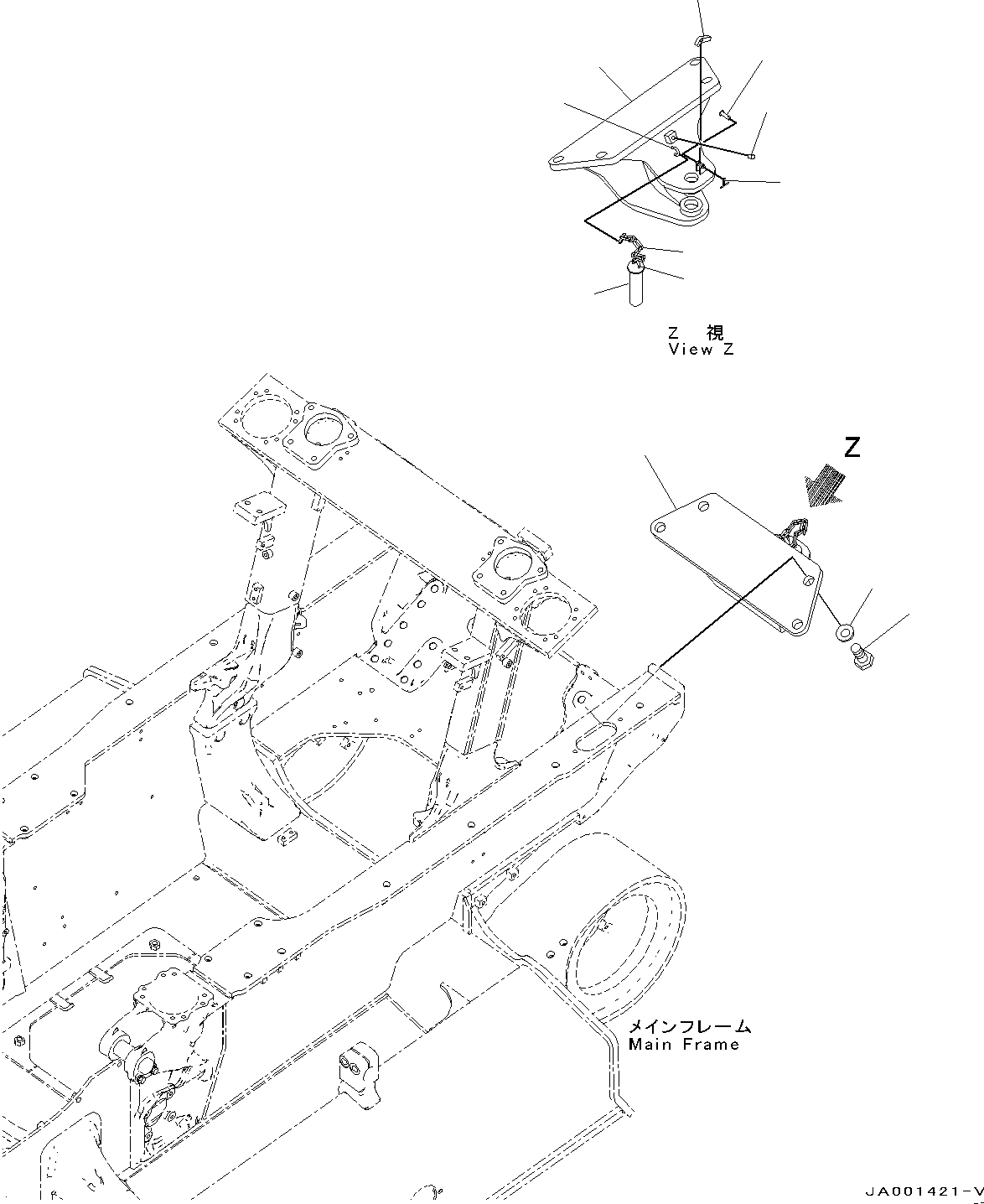 Drawbar Assembly 11Y-69-31111 KOMATSU