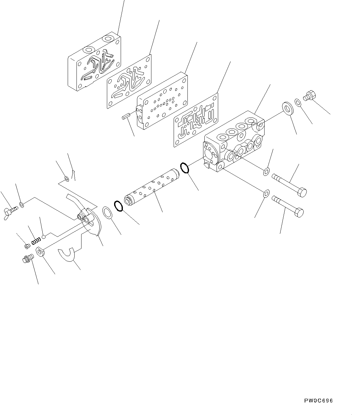 Пластина 21W-00-51450 KOMATSU