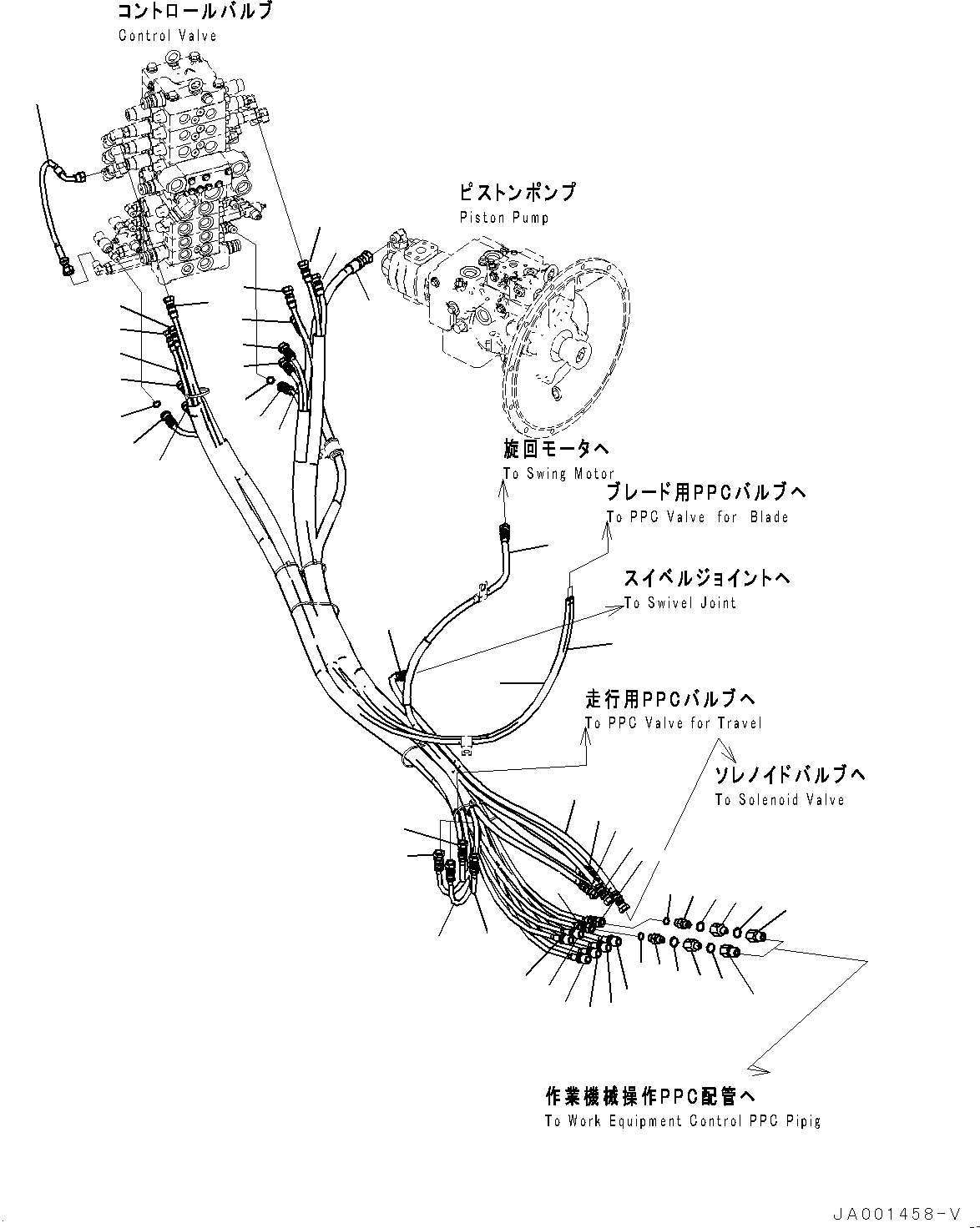 Шланг 21W-62-51330 KOMATSU