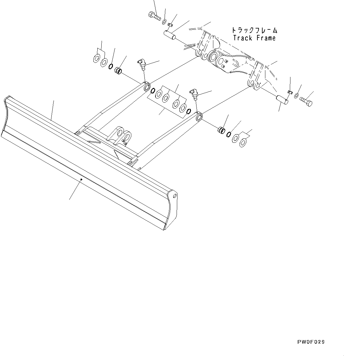 Blade Assembly 21W-71-00181 KOMATSU