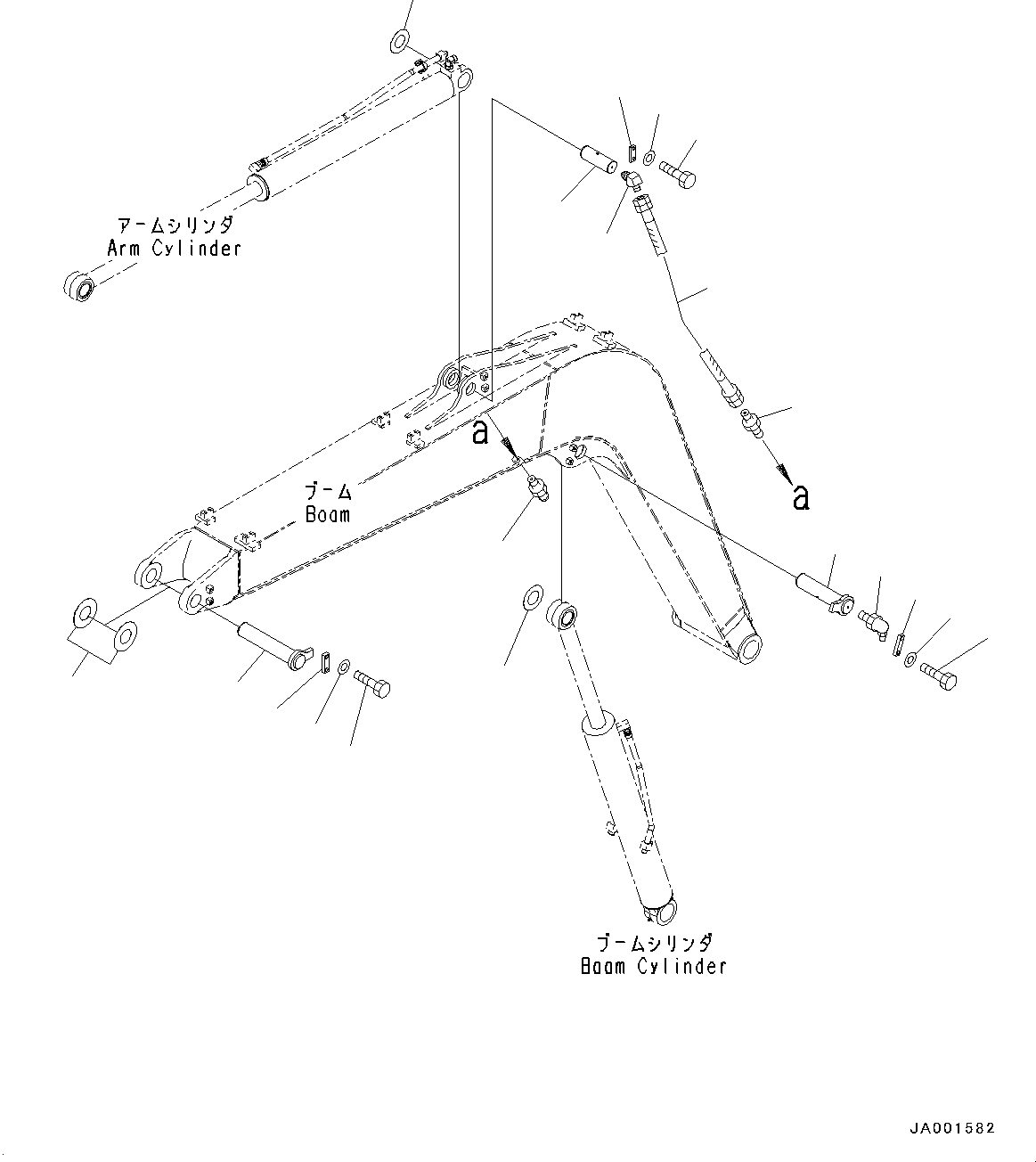 Шланг с коническим уплотнением 07631-00205 KOMATSU