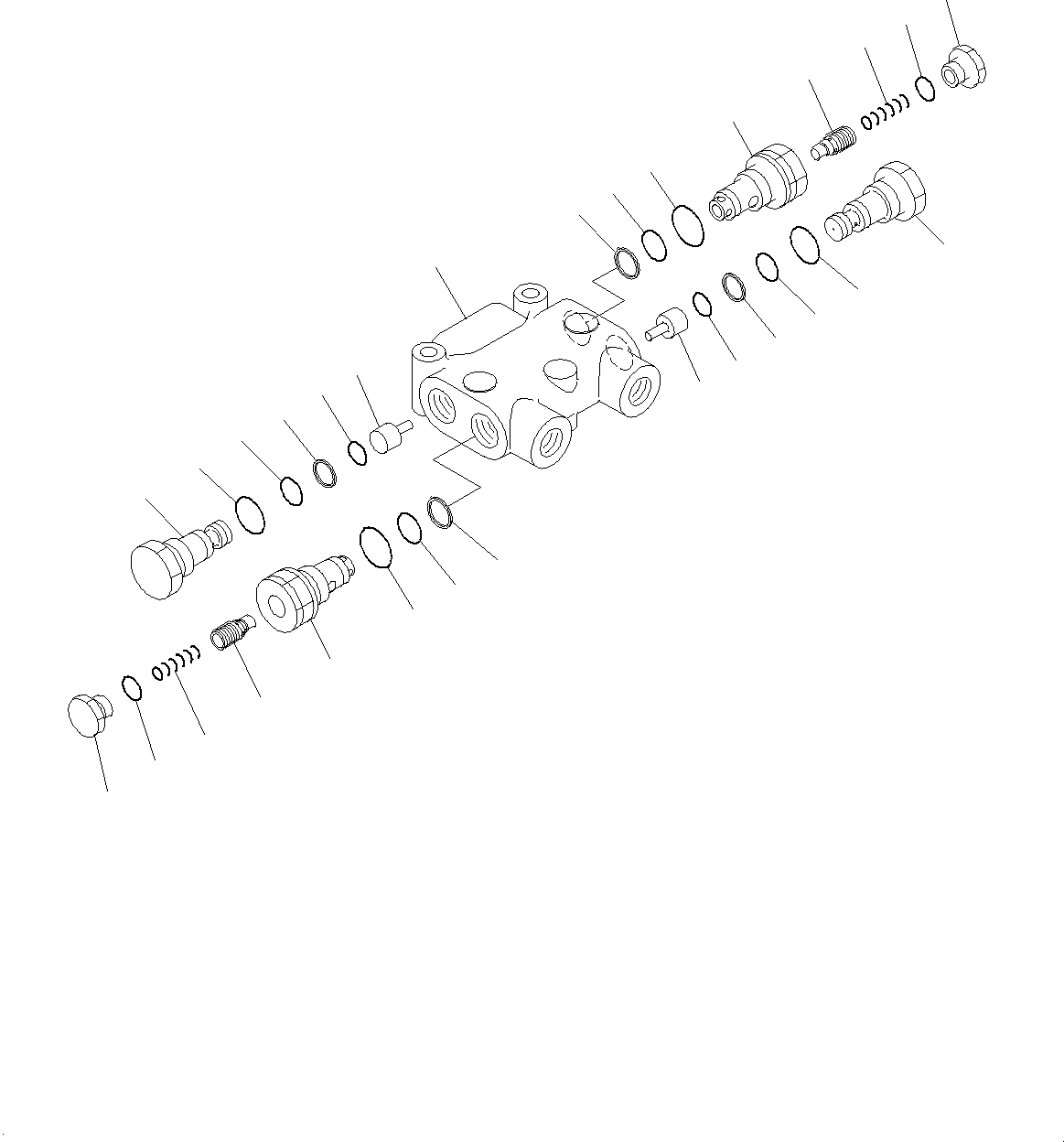 Клапан в сборе 235-61-13802 KOMATSU