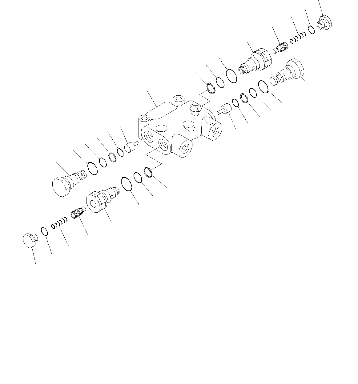Valve, Pilot Check 235-61-15202 KOMATSU