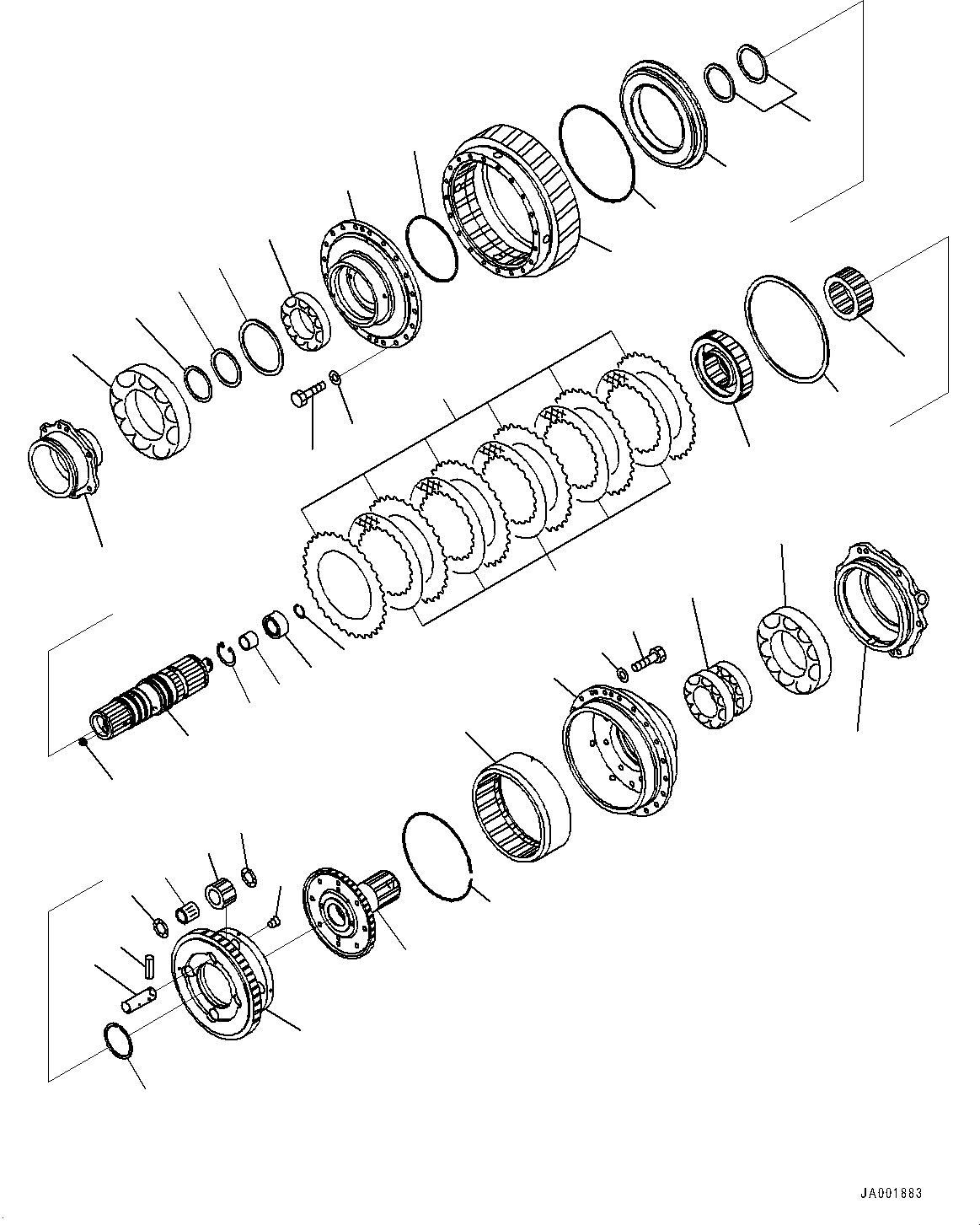 Cage(Torque Converter and Transmission,Case) (56D-15-17121) KOMATSU