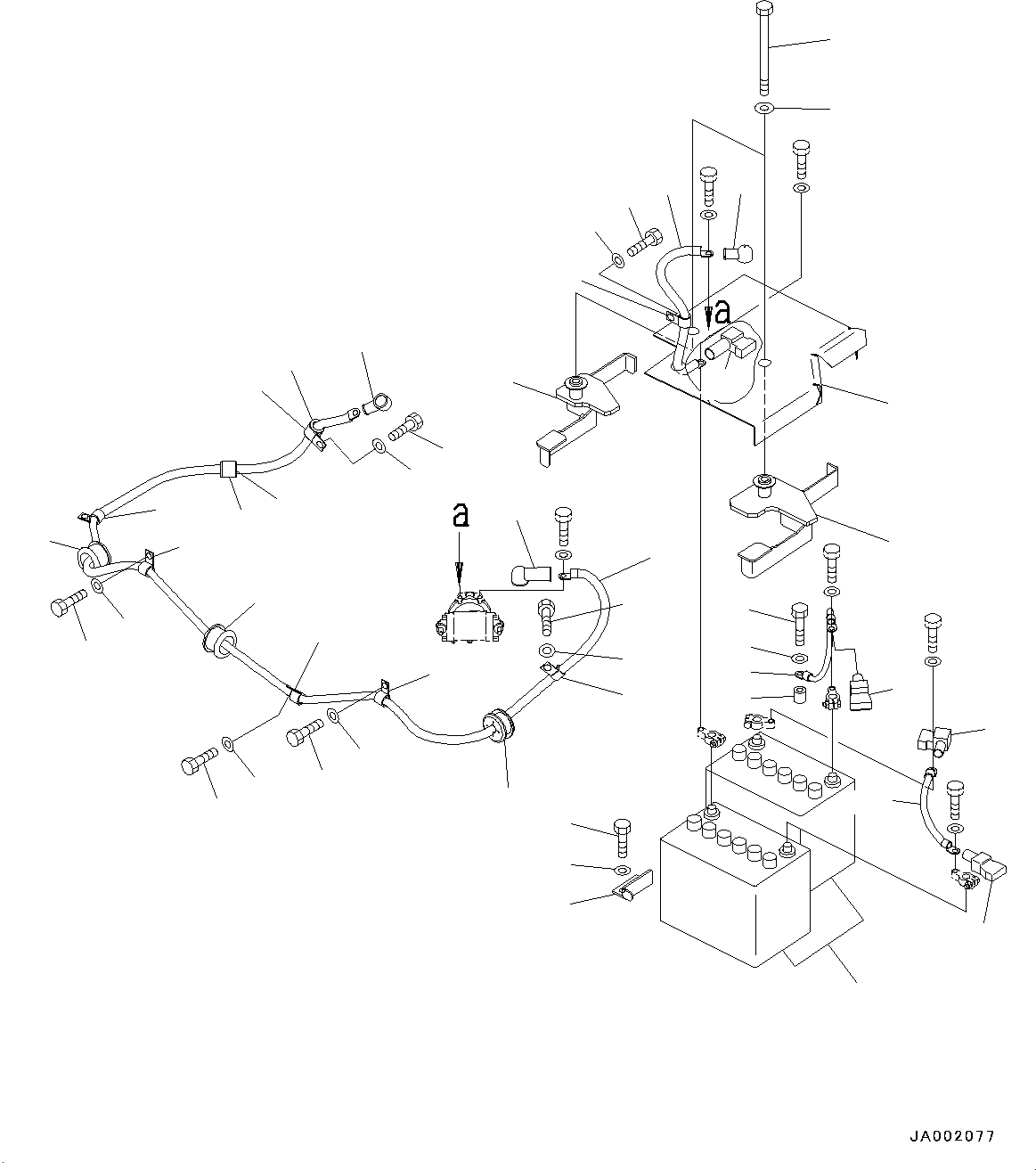 Кабель 21W-06-51141 KOMATSU