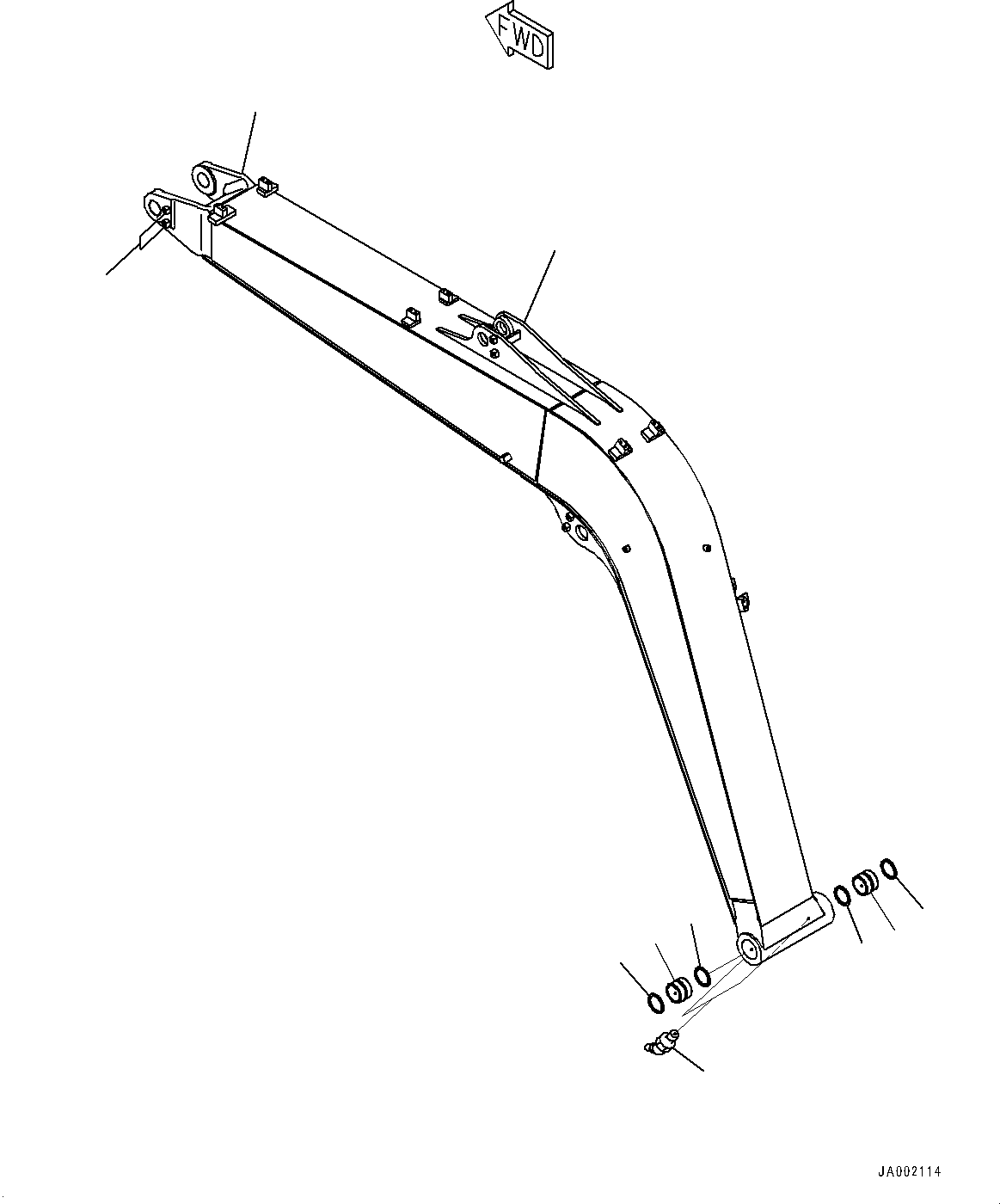Boom Assembly 21W-70-01270 KOMATSU