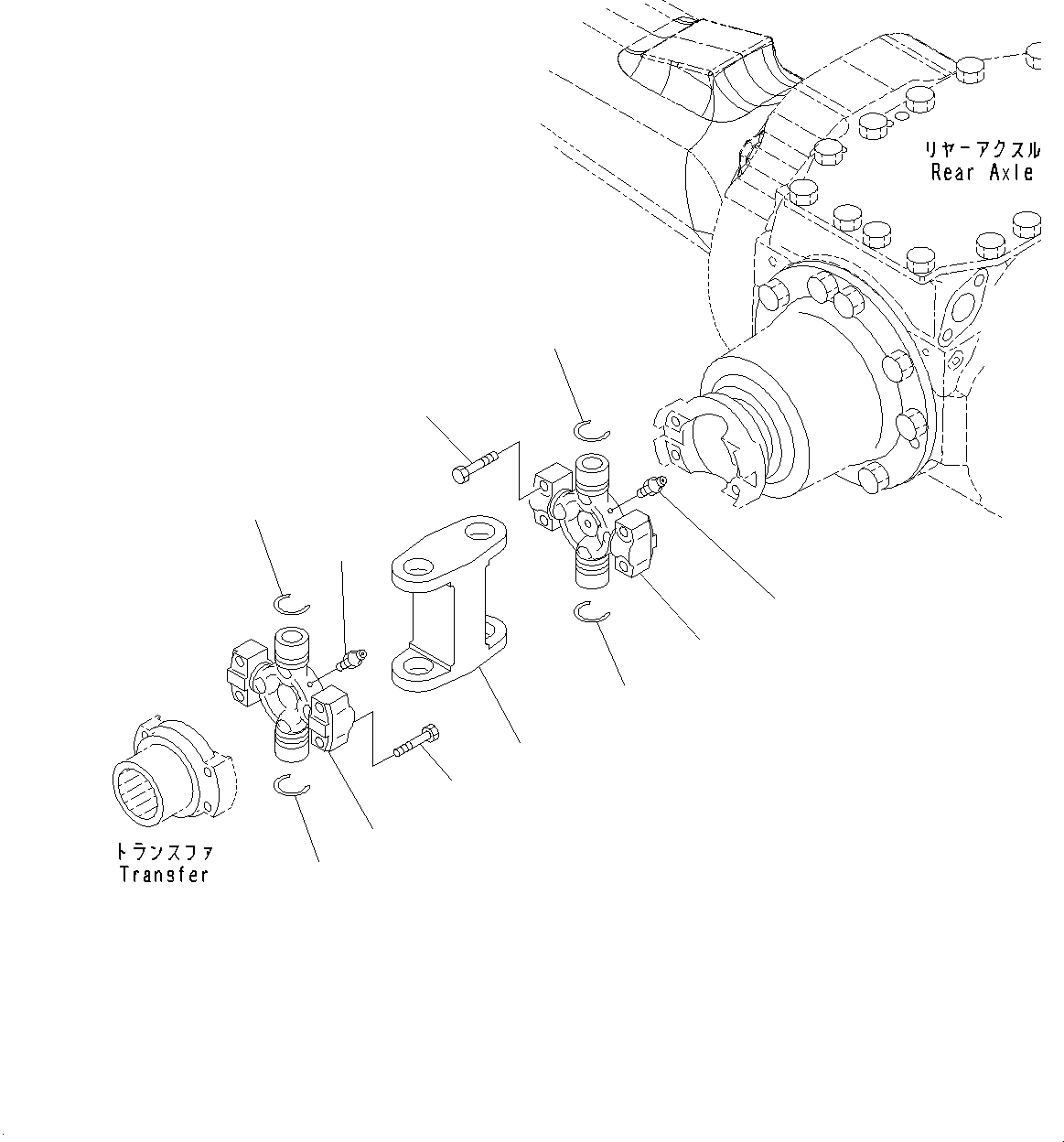 Propeller Shaft Assembly 419-20-44110 KOMATSU