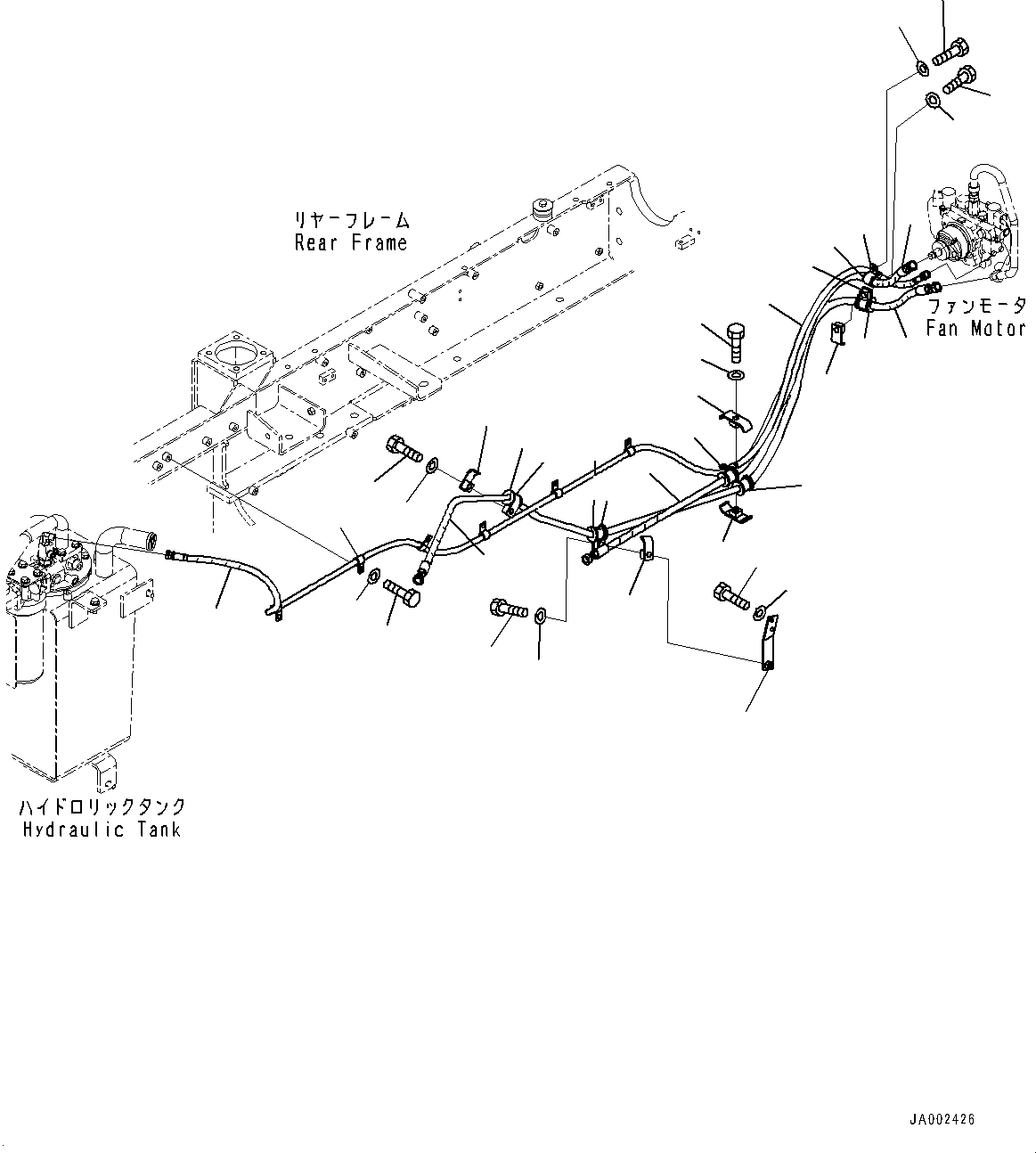 Шланг 416-03-43320 KOMATSU